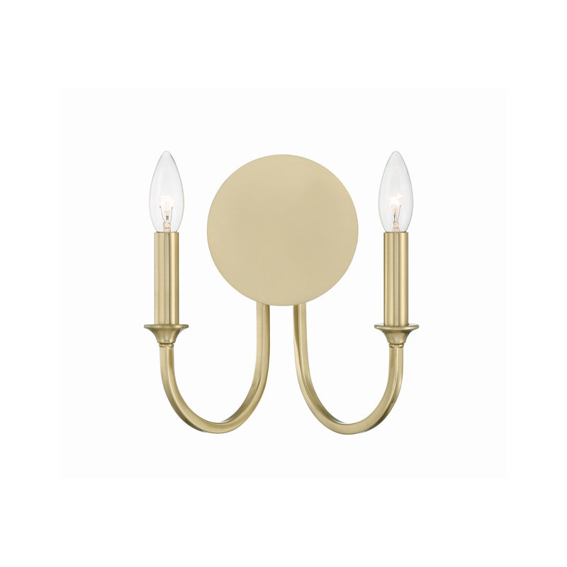 Payton 2 Light 13.5" Sconce in Vibrant Gold