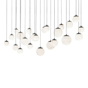 Pisces 23-Light Linear Pendant in Black
