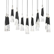 Kilt 14-Light Linear Pendant in Black