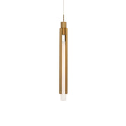 Saber Mini Pendant in Aged Brass