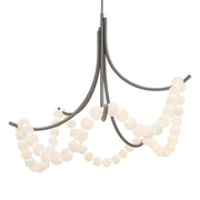 Parel 46" Chandelier in Antique Nickel
