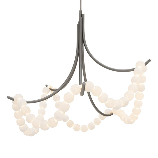 Parel 46" Chandelier in Antique Nickel