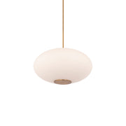 Illusion 22" Pendant in Aged Brass