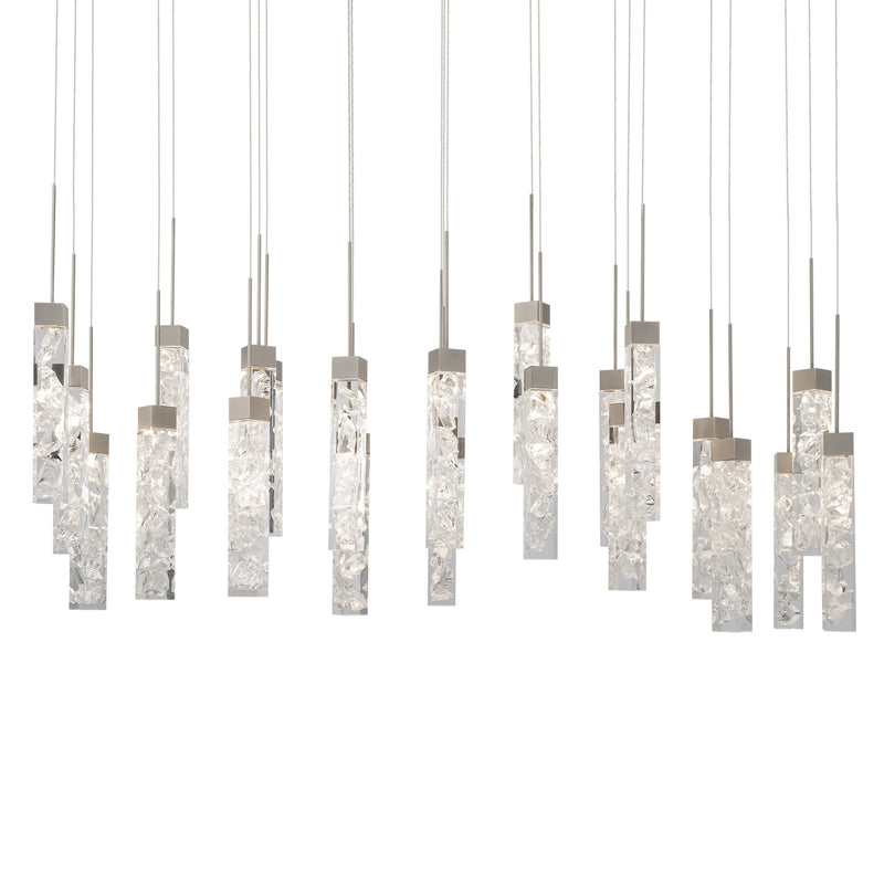 Minx 23-Light Linear Pendant in Antique Nickel