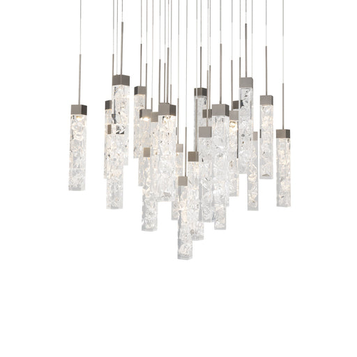 Minx 25-Light Square Pendant in Antique Nickel