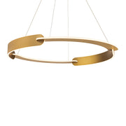 Ilios Large Chandelier in Aged Brass