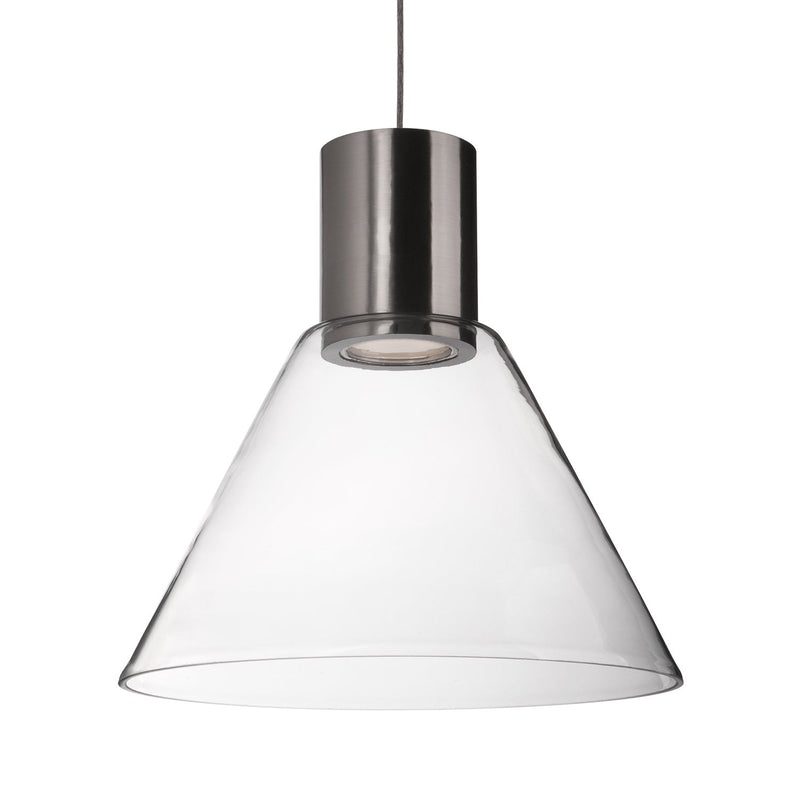 Vanier 11" Pendant in Brushed Nickel