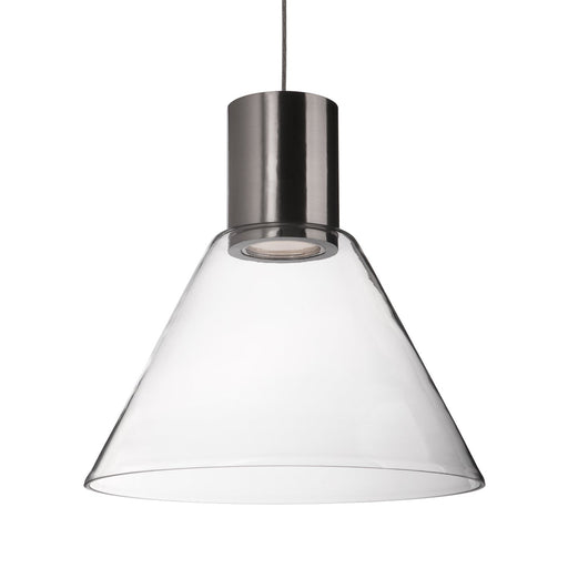 Vanier 11" Pendant in Brushed Nickel