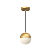 Monae 6" Pendant in Brushed Gold
