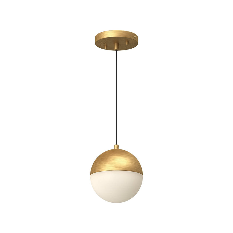 Monae 6" Pendant in Brushed Gold