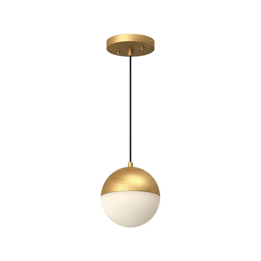 Monae 6" Pendant in Brushed Gold