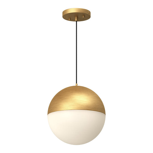 Monae 10" Pendant in Brushed Gold