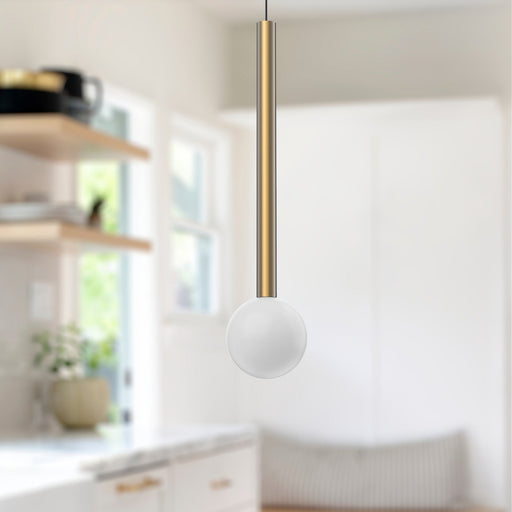 Elixir 18" Pendant in Brushed Gold