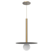 Elixir 19" Pendant in Brushed Gold