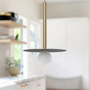 Elixir 19" Pendant in Brushed Gold
