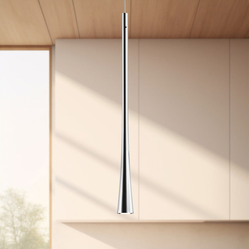 Taper 16" Pendant in Chrome
