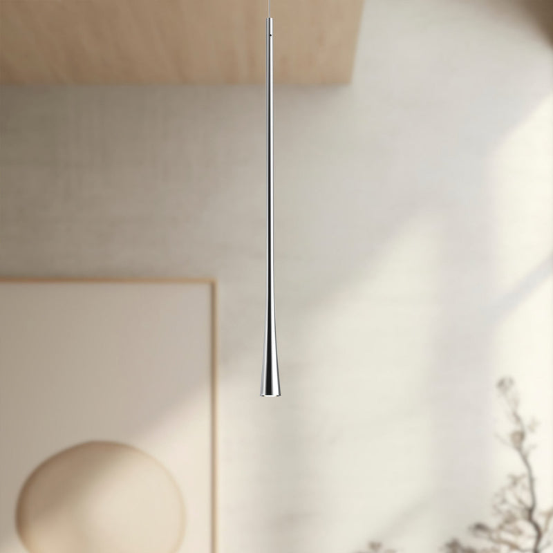 Taper 24" Pendant in Chrome