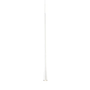 Taper 24" Pendant in White