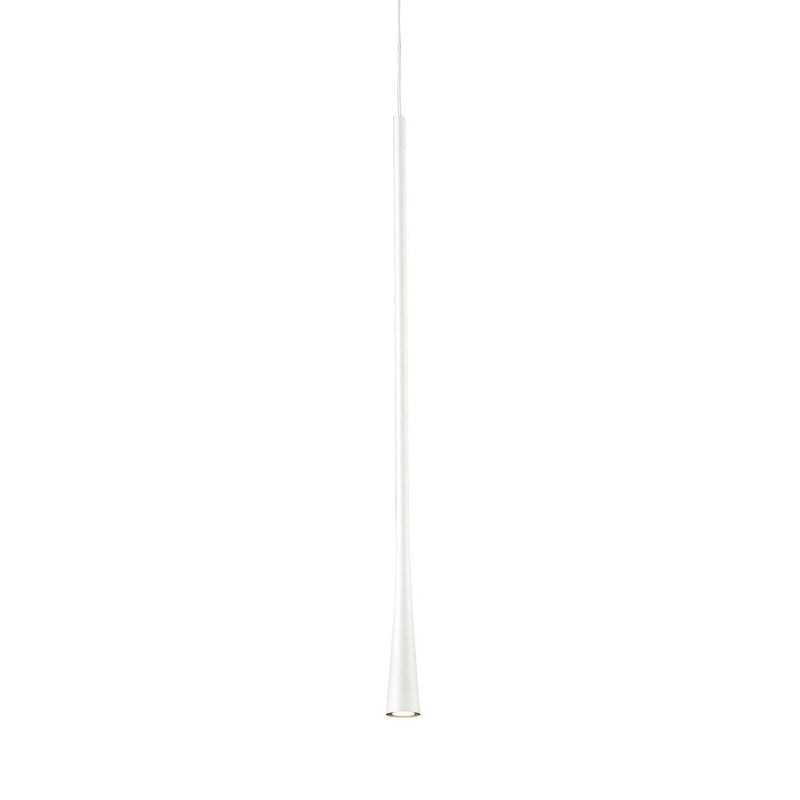 Taper 24" Pendant in White