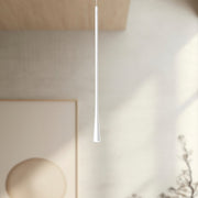 Taper 24" Pendant in White