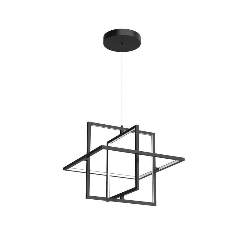 Mondrian 20" Pendant in Black