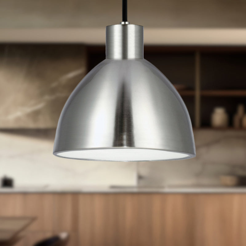 Chroma 12" Pendant in Brushed Nickel