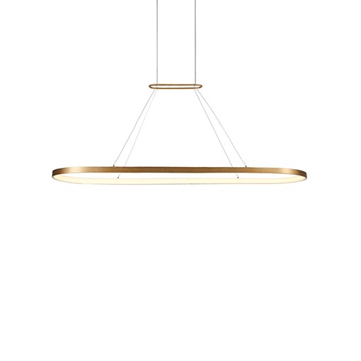 Eerie 47" Pendant in Antique Brass