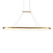 Eerie 59" Pendant in Antique Brass