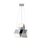 Tetra 16" Pendant in Chrome