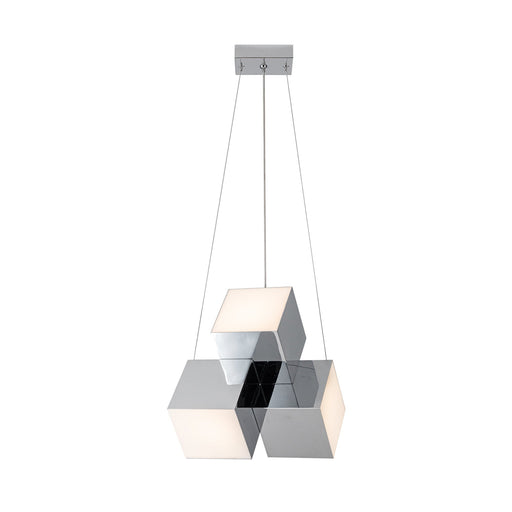 Tetra 16" Pendant in Chrome