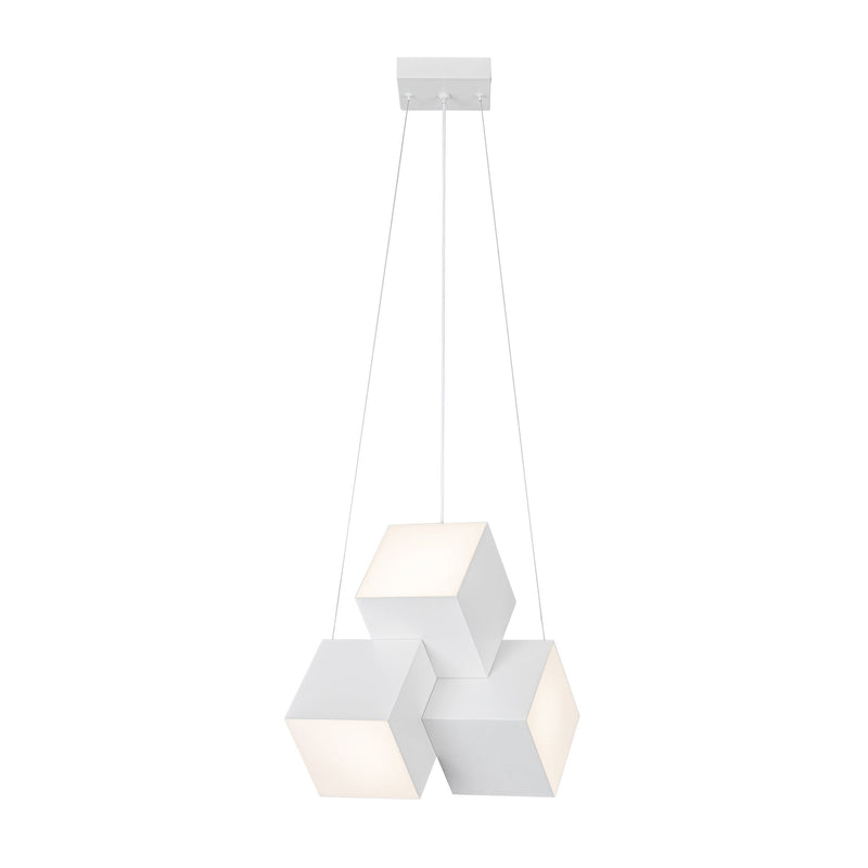 Tetra 16" Pendant in White