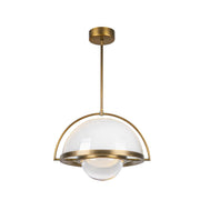Bowery 16" Pendant in Vintage Brass