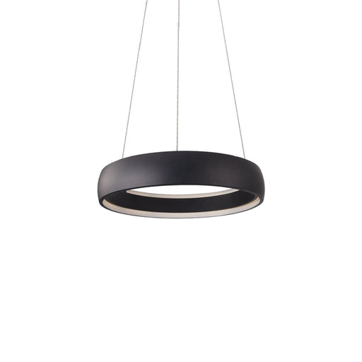 Halo 23" LED Ring Pendant in Black