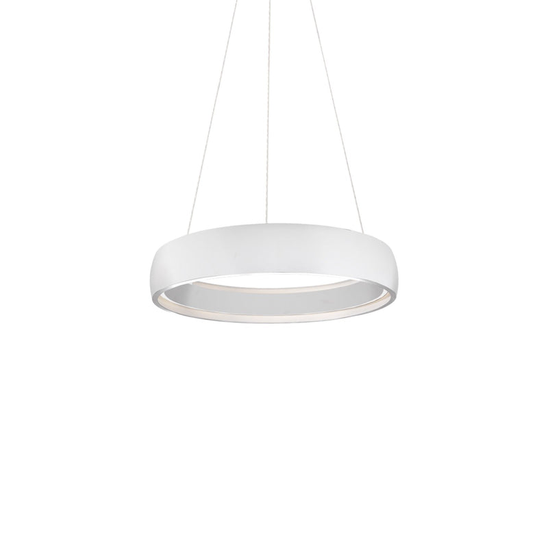 Halo 23" LED Ring Pendant in White