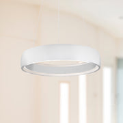 Halo 23" LED Ring Pendant in White