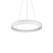 Halo 35" LED Ring Pendant in White