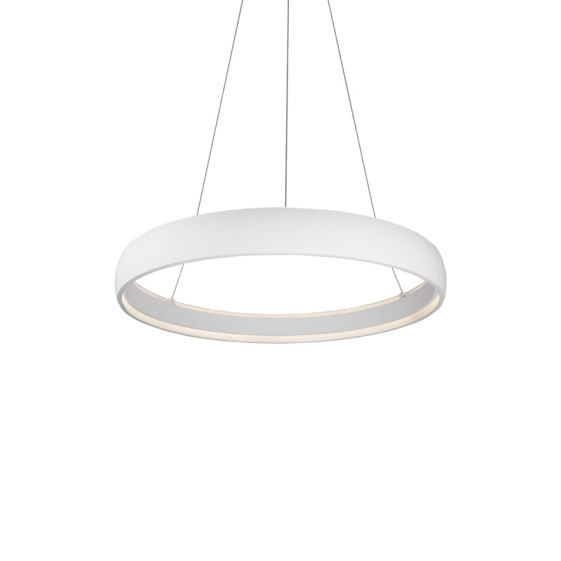 Halo 35" LED Ring Pendant in White