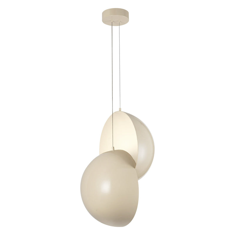 Void 24" Pendant in Pearl White
