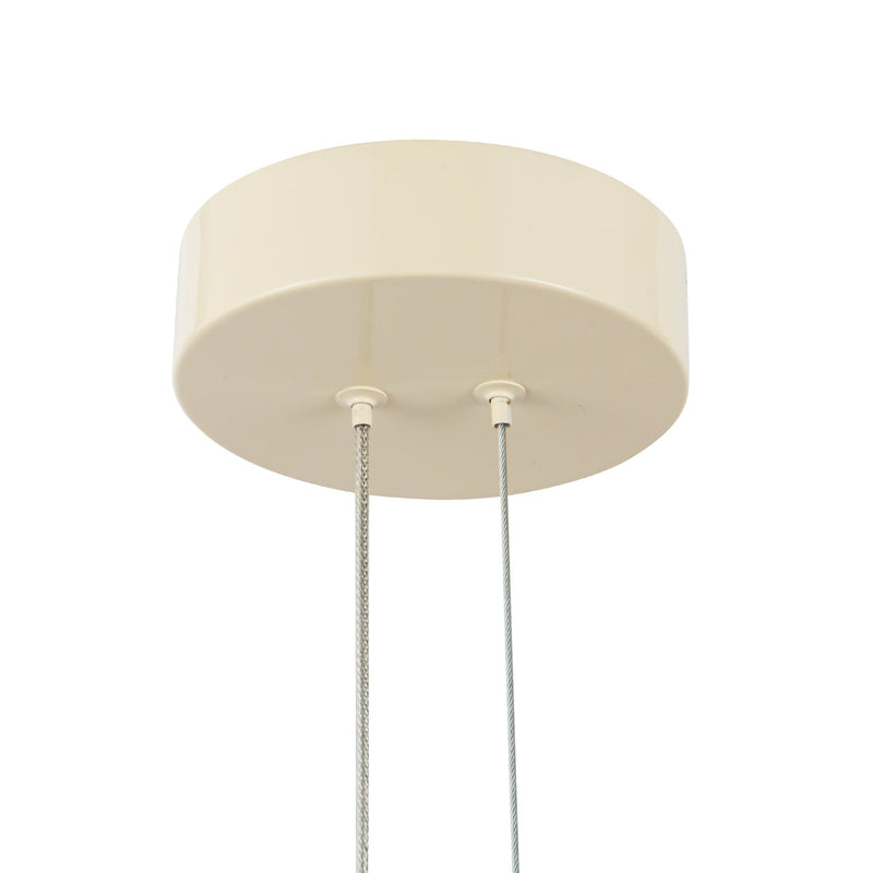 Void 24" Pendant in Pearl White