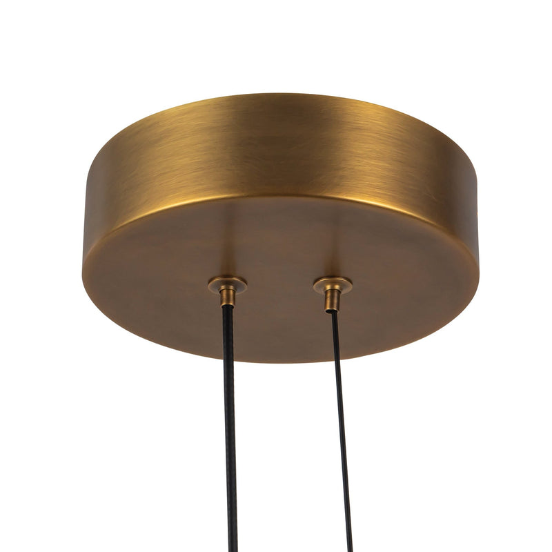 Void 24" Pendant in Vintage Brass