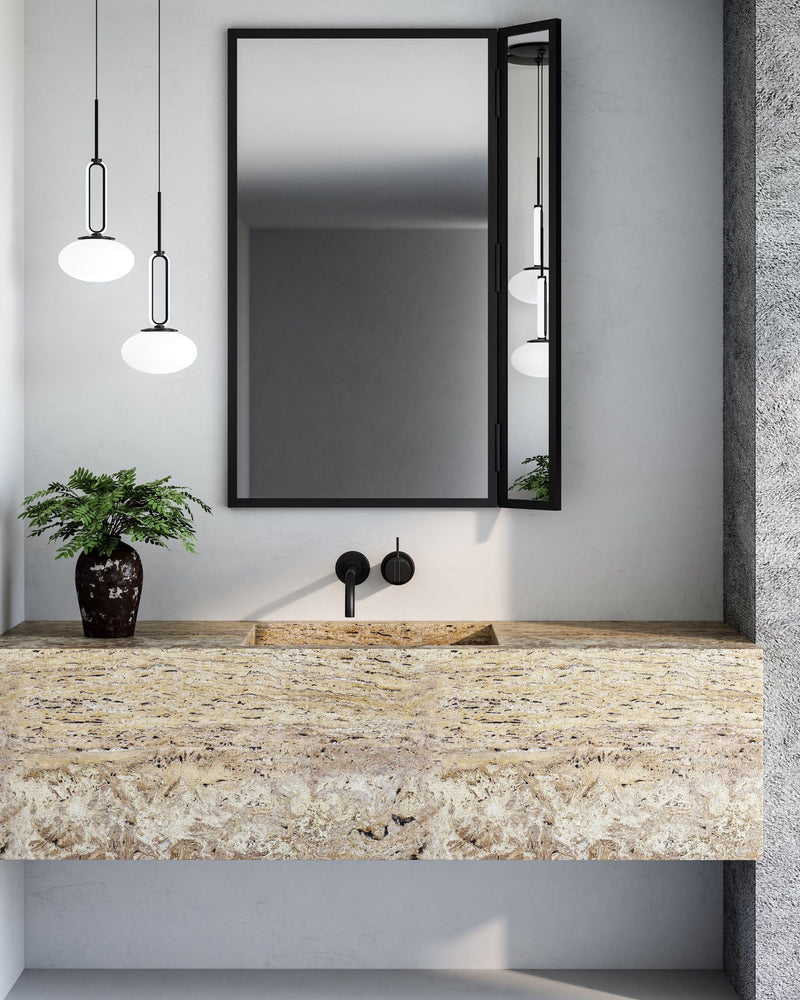 Tavira 6" Pendant in Black