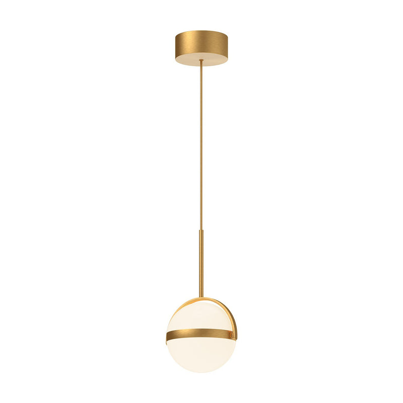 Globo 7" Pendant in Brushed Gold