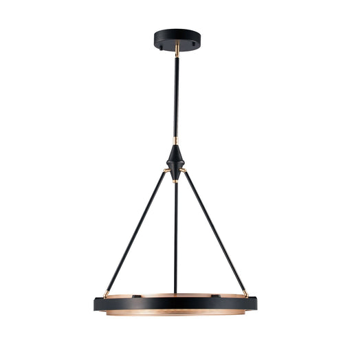 Duo 24" Pendant in Classic Black/Gold Shimmer