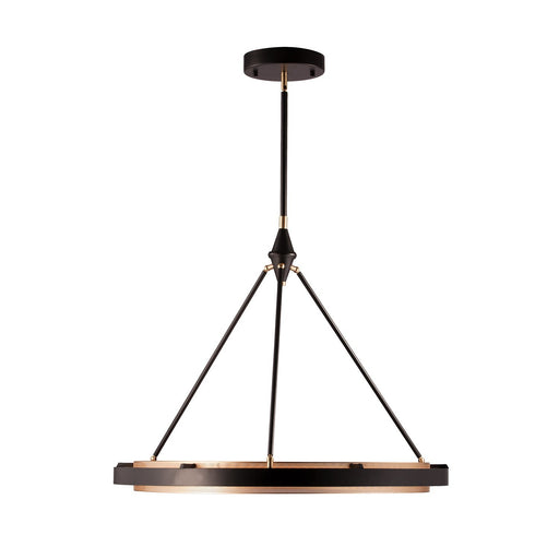 Duo 32" Pendant in Classic Black/Gold Shimmer