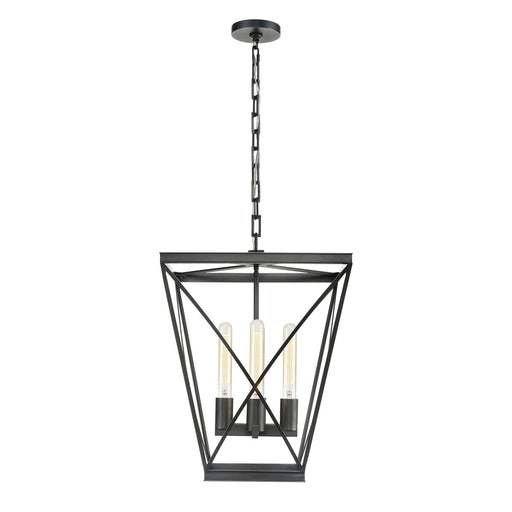 Lattice 16" 4-Light Pendant in Urban Bronze