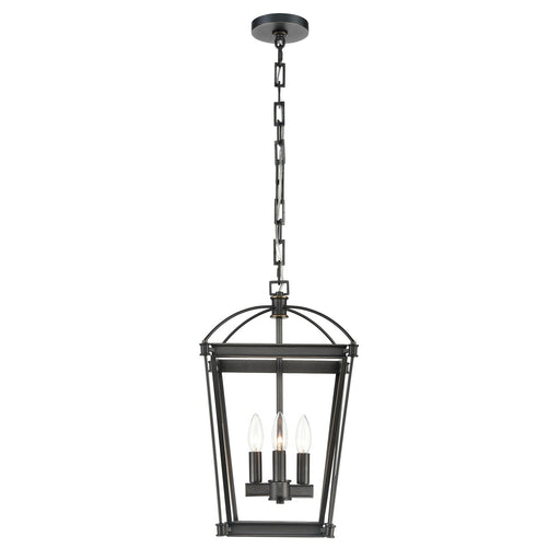 Manor 12" 4-Light Pendant in Urban Bronze