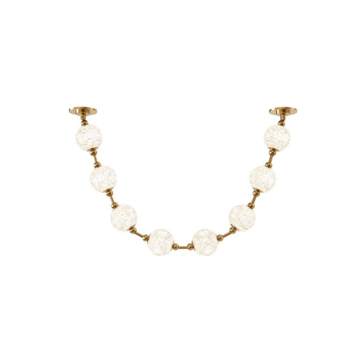 Marni 5-ft LED Pendant in Natural Brass (Remote Driver)
