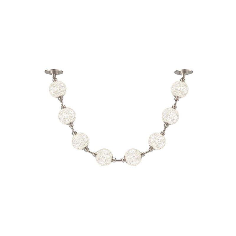 Marni 5-ft LED Pendant in Polished Nickel (Remote Driver)