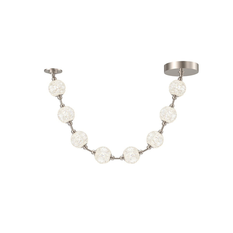 Marni 5-ft LED Pendant in Polished Nickel