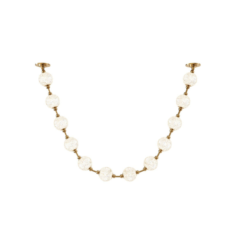 Marni 7-ft LED Pendant in Natural Brass (Remote Driver)